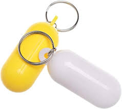 Floating Keychain, Yellow or White Buoy F