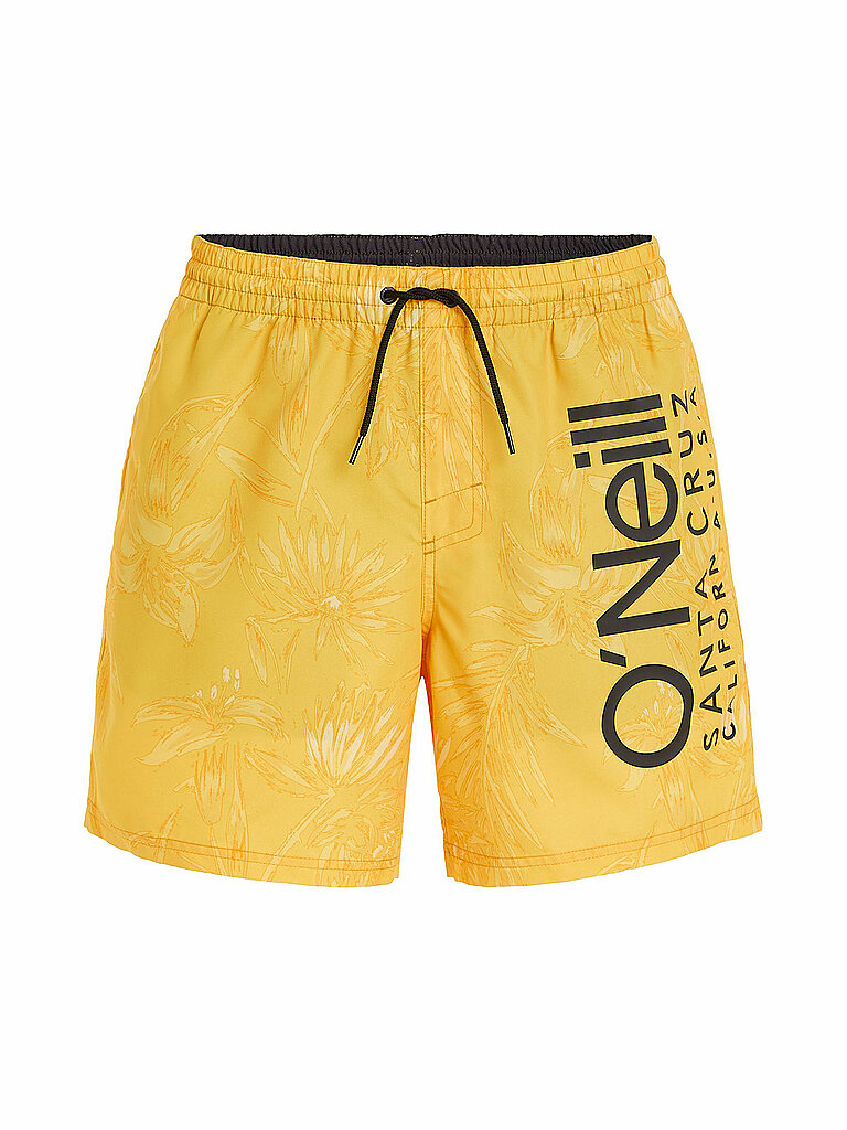 [2800140] O'Neill Mix & Match Cali Floral 16'' Swimshorts Men Yellow Tonal Tropicana S F