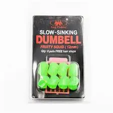 Lzyj Fishing Slow-Sinking Dumbell 12mm 8pcs F