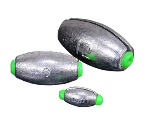 Fishing weight 6,7,8,9,10 with green plastic F