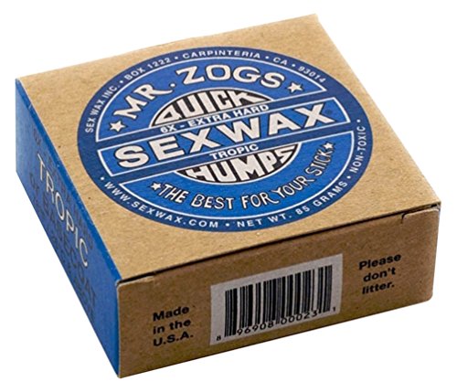 Quick Humps, Sex Wax, 6X Extra Hard Tropic or Basecoat Blue F