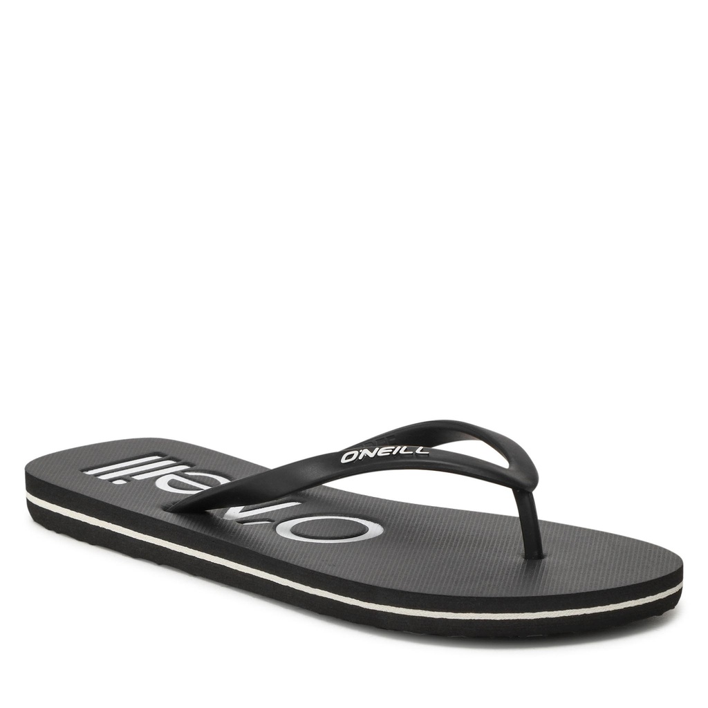 [N1400001] O'Neill Profile Logo Sandals Women Flip Flops Black 41/8.5 F