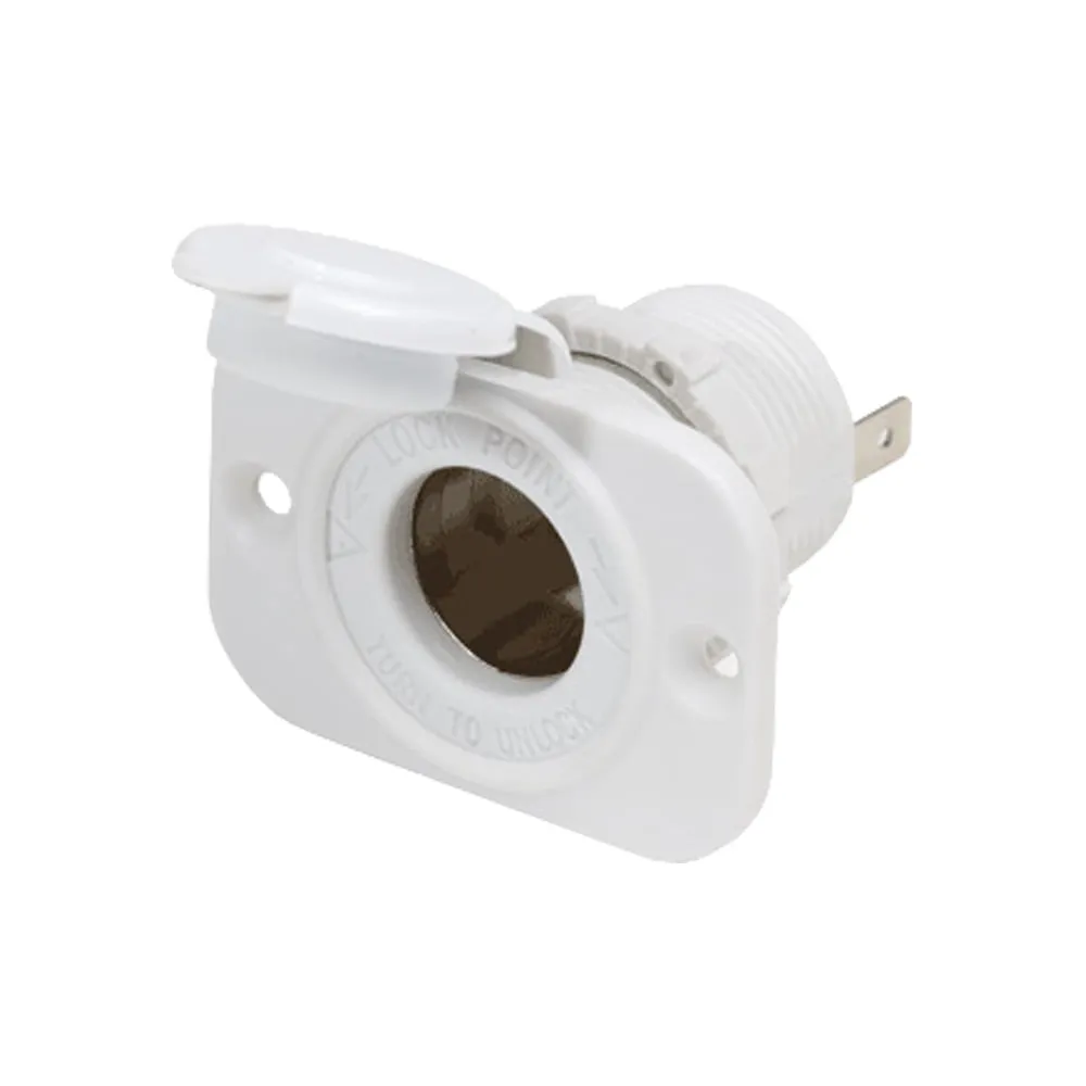 [1011200] Blue sea 12v dc socket white F