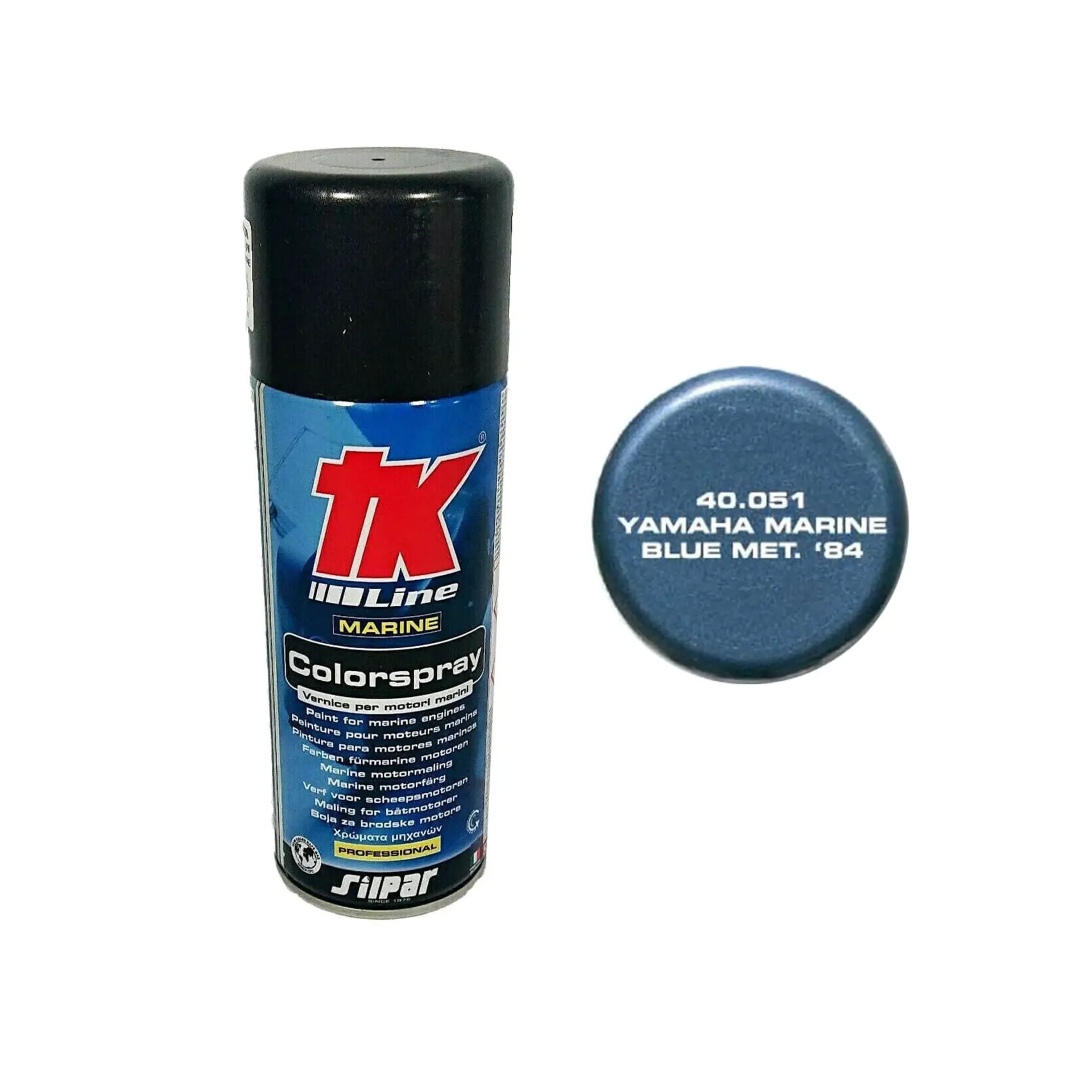 TK color spray paint yamaha marine blue F