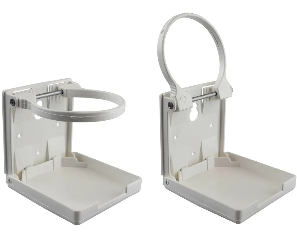 Easterner Adjustable Beverage Holder White