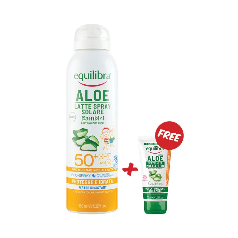 Equilibra Suncream Milk Spray Kids 50 SPF 