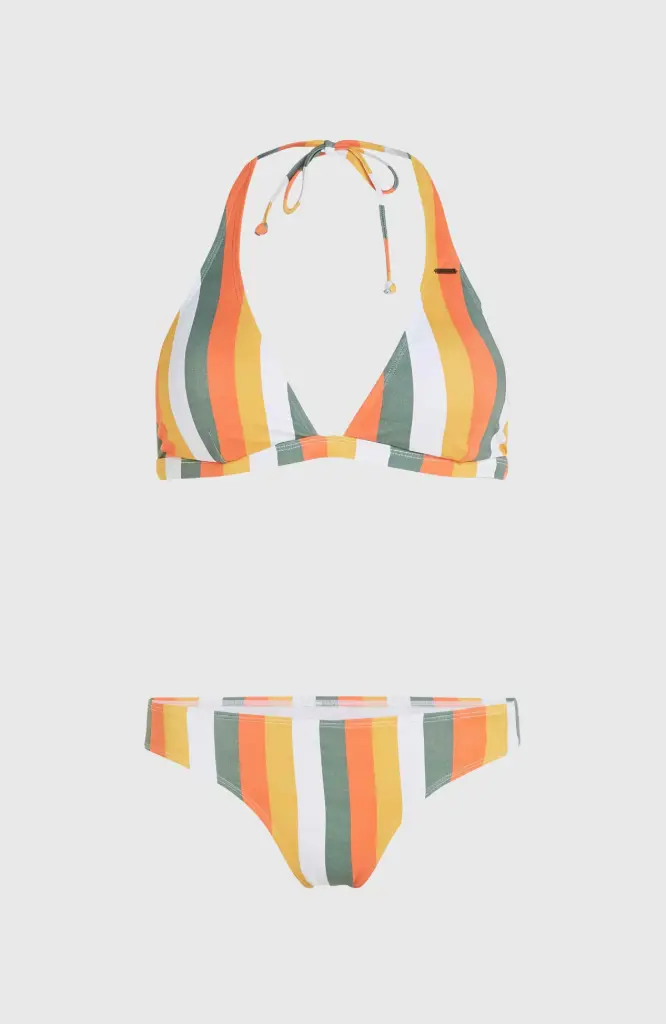 O'Neill Marga-Rita Bikini Set 36C/ Orange MultiStripe