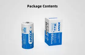 Xtar 16340 850MAH Rechargeable Battery F