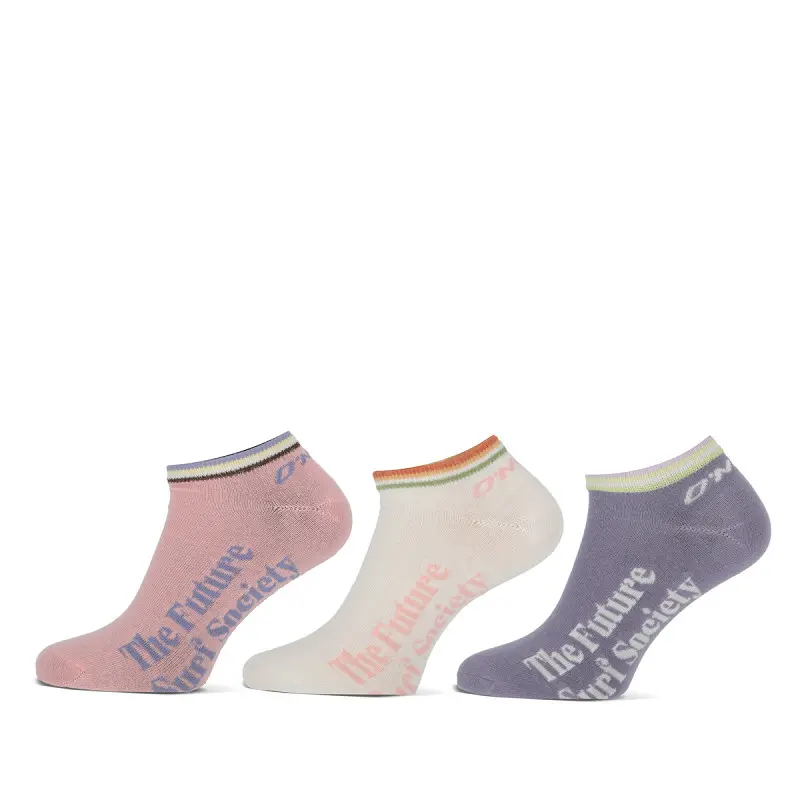 O'Neill Unisex Sneaker Socks Future Stipe 3-Packs F
