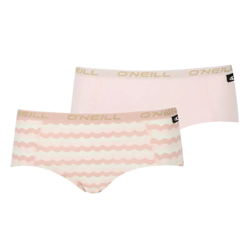 Woman hipster beach flower & plain 2-Pack L F