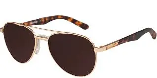 Cat Sunglasses Brown Golden Metallic CTS-8025-001P F