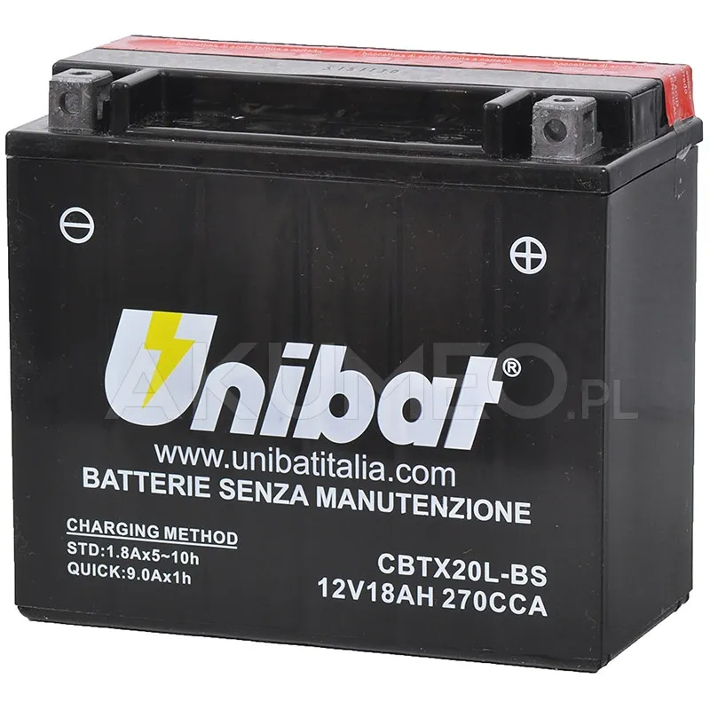 UNIBAT PWC JETSKI FOR SEADOO YAMAHA BATTERY 12v 18ah