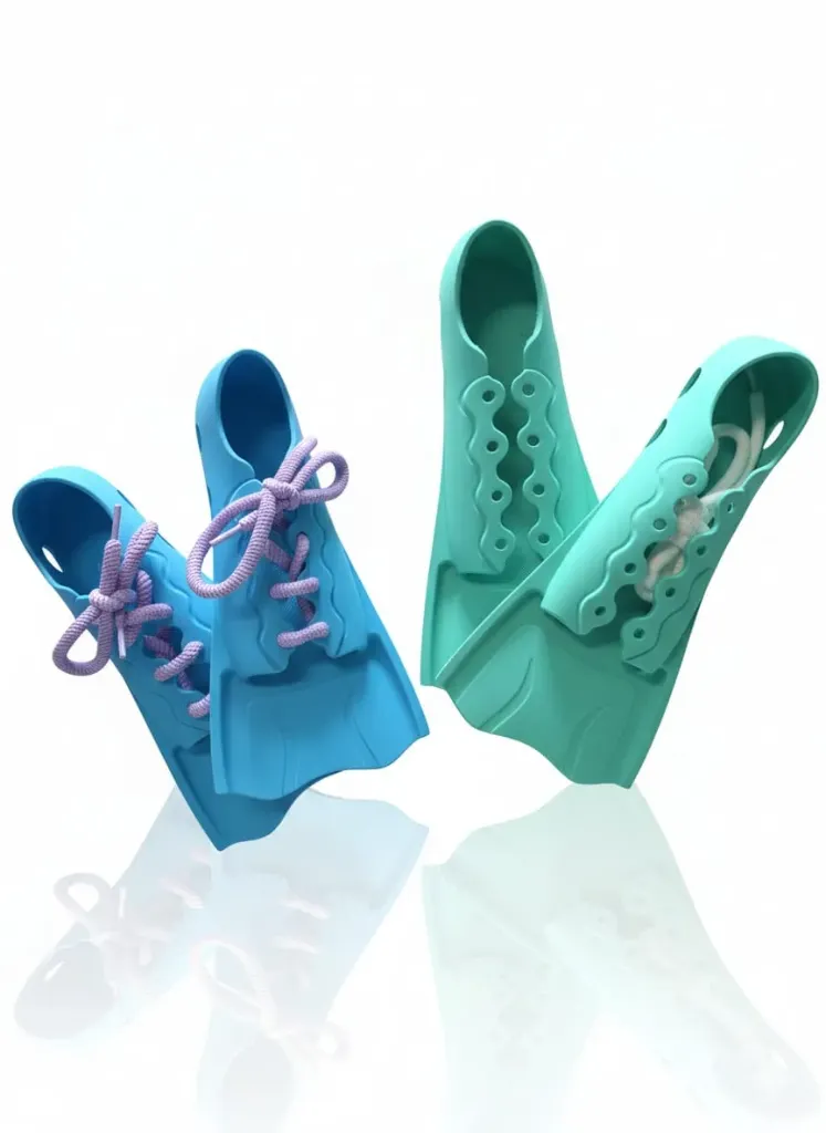 [18811353743] Lace Children flippers fins different color F 