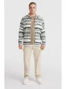 O'NEILL SUPERFLEECE Fleece Hemd 2025 Grey Ikat Stripe