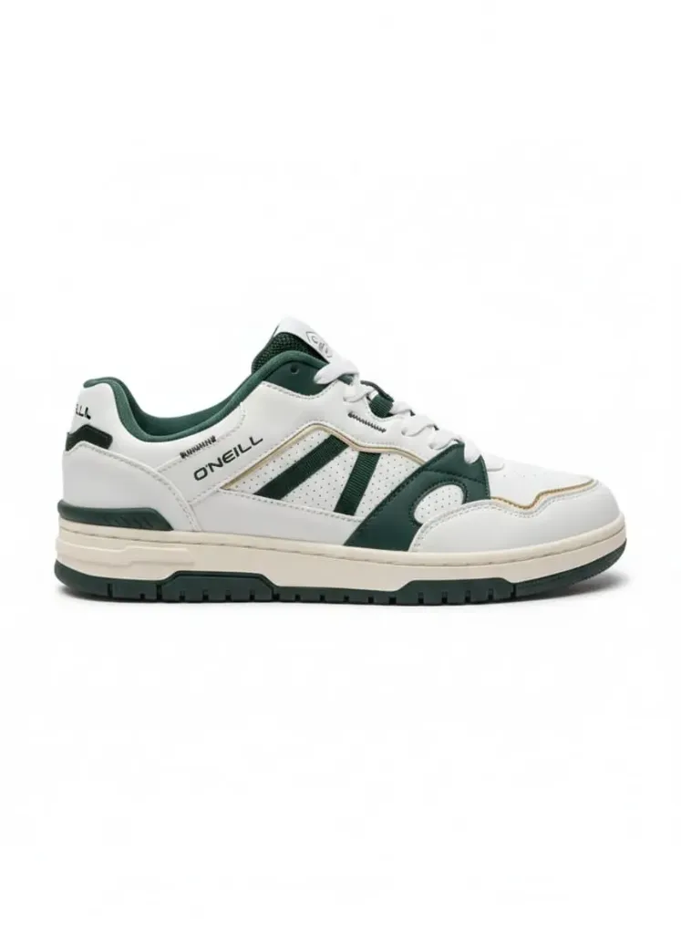 O'Neill Nickerson Men Low Bright White Bistro Green (40)