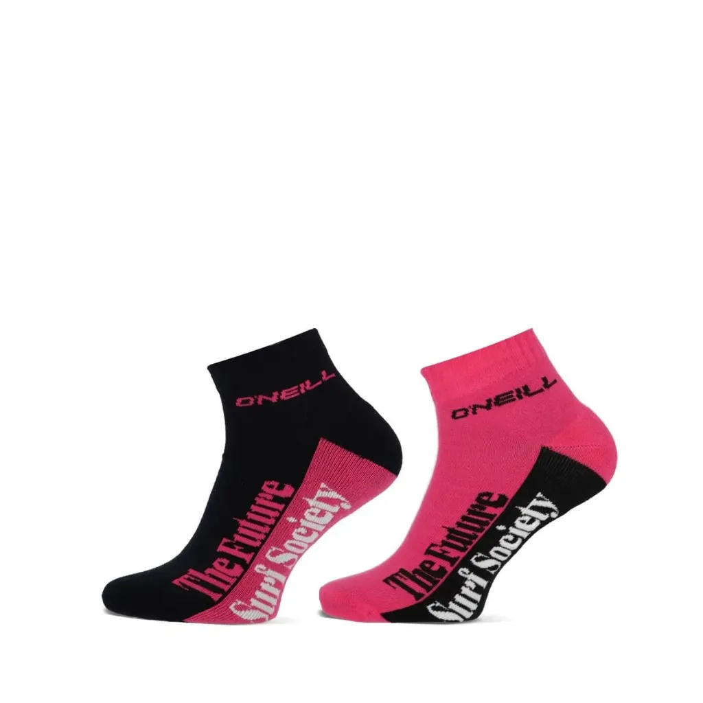 O'Neill Unisex Quarter Socks Future Surf 2-Pack