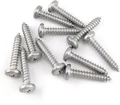 Cross Recessed Pan Head Tapping Screws 2.9 x 13 PH1 20pcs F