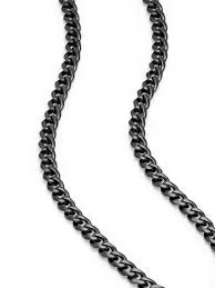 Curb Chain black burnished A2 2mm (10m)
