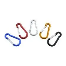 SB Alu spring hook Alu 4x40mm colour mix