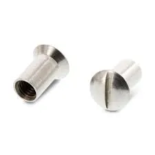SB Art.1004 A4 M6 3pcs. Slotted raised countersunk head sleeve nuts