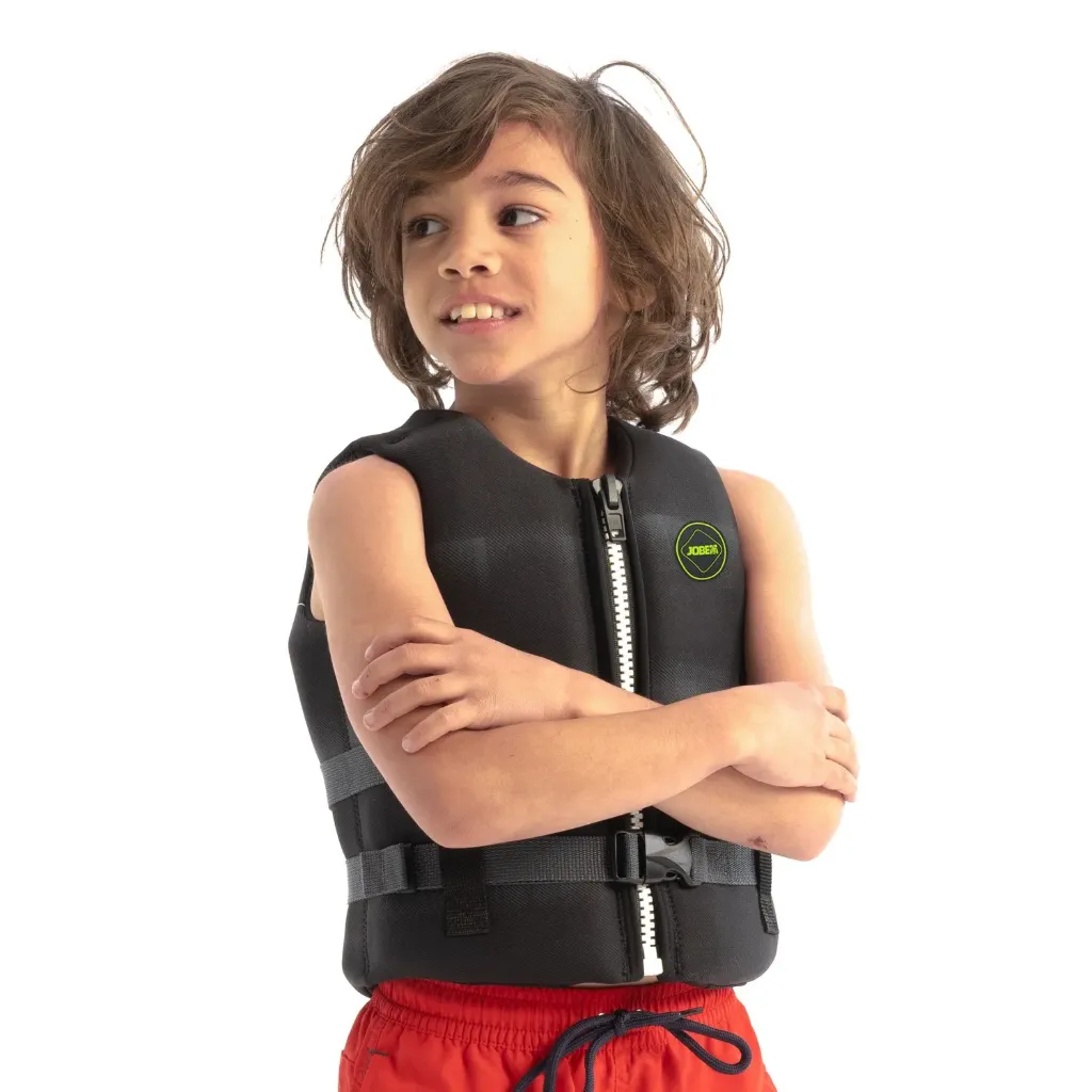 [244921009] Jobe Neoprene Life Vest Kids Black (116)