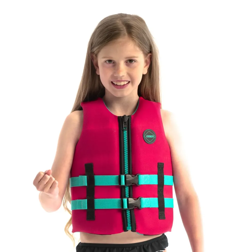 [244921010] Jobe Neoprene Life Vest Kids Hot Pink (116)