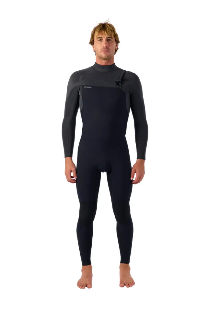 O'Neill Hyperfreak 4/3+ Chest Zip Full Tempered Steel