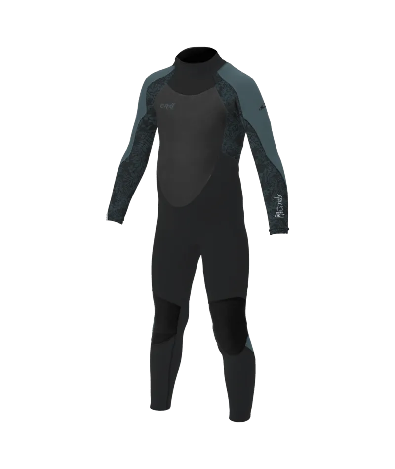O'Neill Girls Epic 4/3 Back Zip Full Tempered Steel