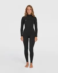 O'Neill Women's Epic 3/2 Chest Zip Full Black