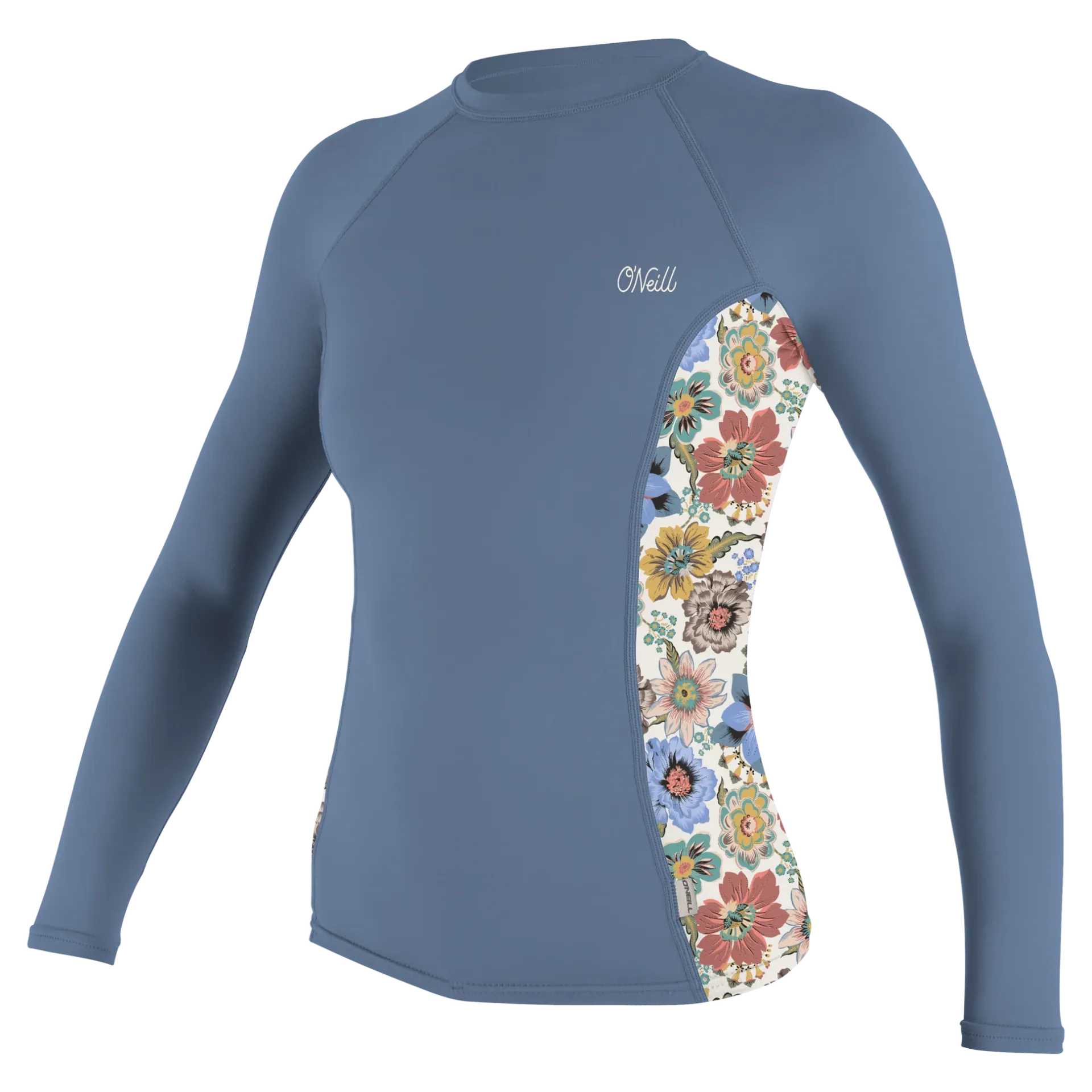 O'Neill Wms Side Print L/S Rash Guard Infinity/Talitha
