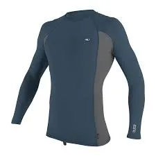 O'Neill Premium Skins L/S Rash Guard Copen Blue/Smoke (SMALL)