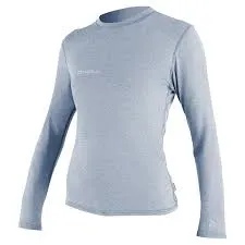 [4676 346 S] O'Neill W/ms Trvlr Hybrid L/S Sun Shirt Overcast (SMALL)