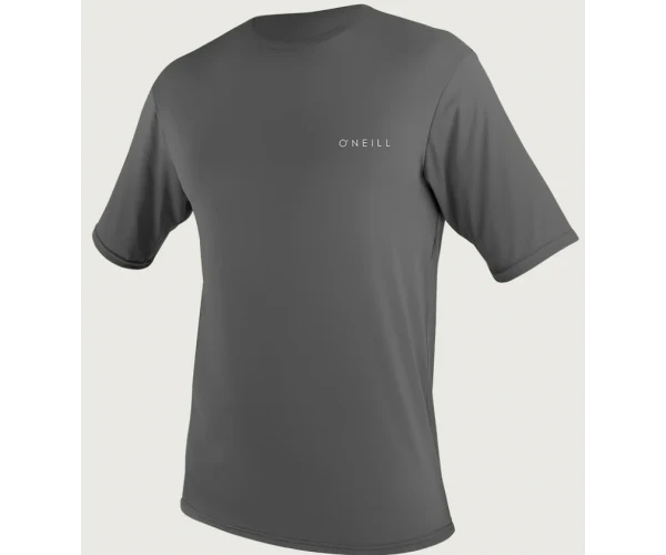 O'Neill Basic Skins S/S Rash Guard Graphite