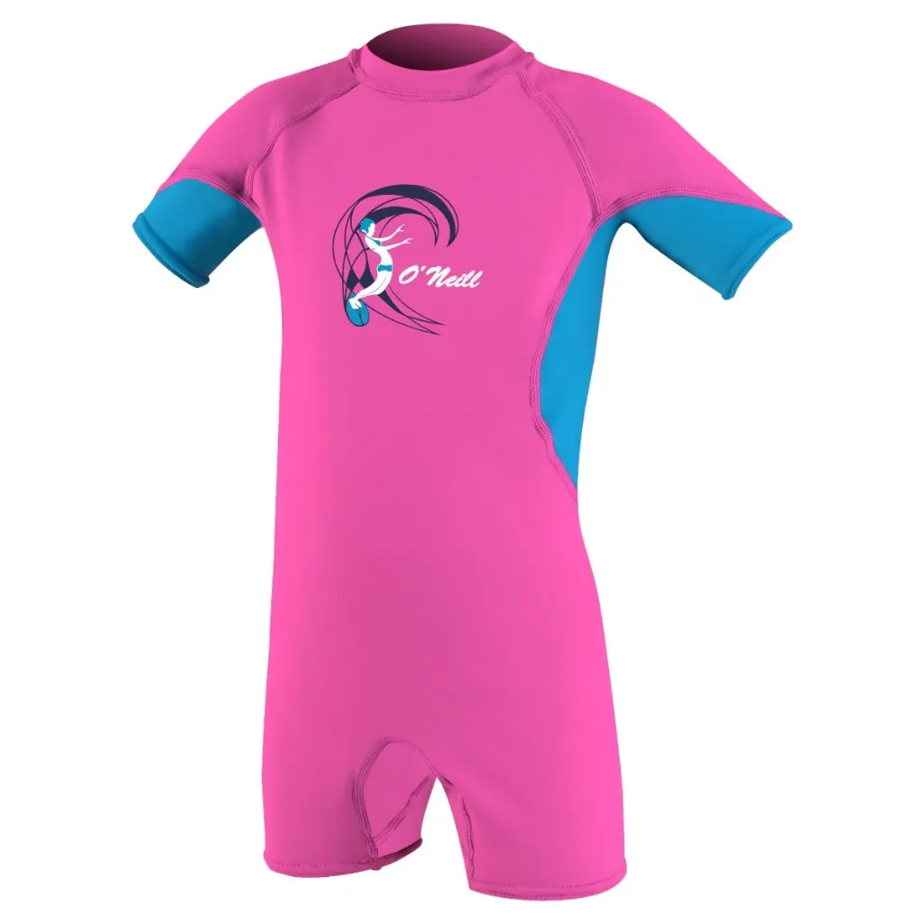 O'Neill Child Basic Skins UV Spring Girls Watermelon/Light Aqua (8)