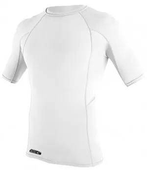 O'Neill Youth Rental S/S Rash Guard White