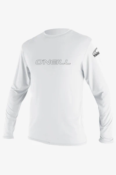 O'Neill Youth Basic Skins L/S Sun Shirt White