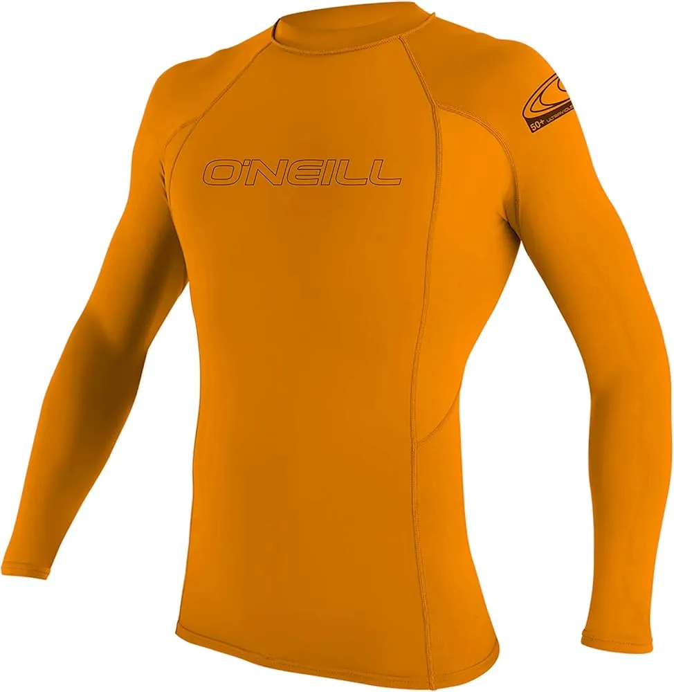 [3346 202 8] O'Neill Youth Basic Skins L/S Rash Guard Blaze (8)
