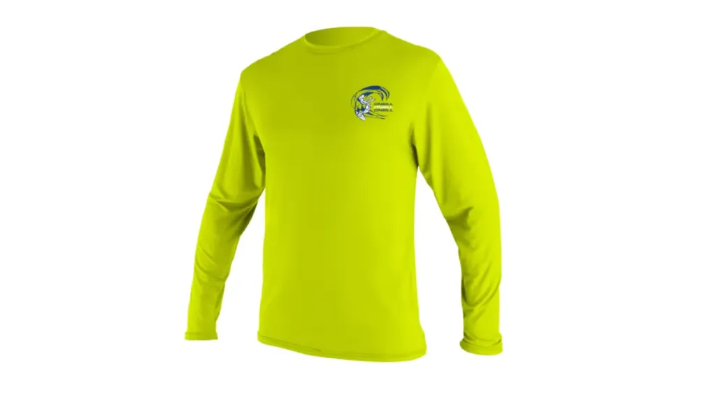 O'Neill Child Basic Skins L/S Sun Shirt Boys Lime (8)