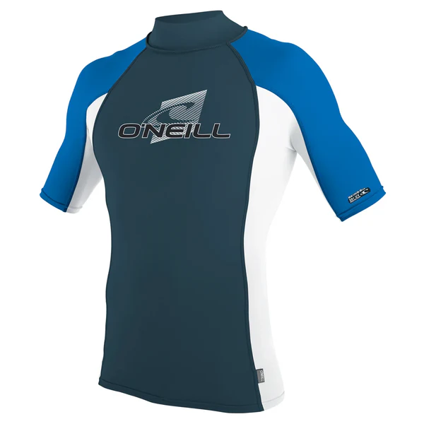 O'NEILL Youth Premium Skins S/S Rash Guard Turtleneck Cadet Blue/Ocean