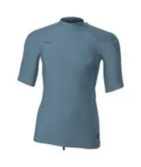 O'Neill Youth Hyperfreak Skins S/S Rash Guard Blue Fusion