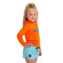 Jobe Rash Guard Longsleeve Youth Fire Orange