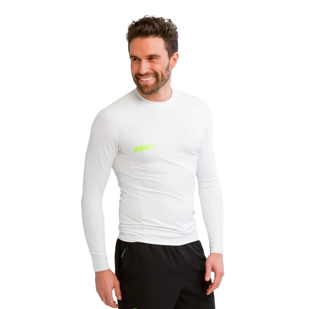 [544023002] Jobe Rash Guard Longsleeve Men White (SMALL)