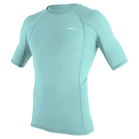 O'Neill Basic Skins S/S Rash Guard Canal Blue (SMALL)