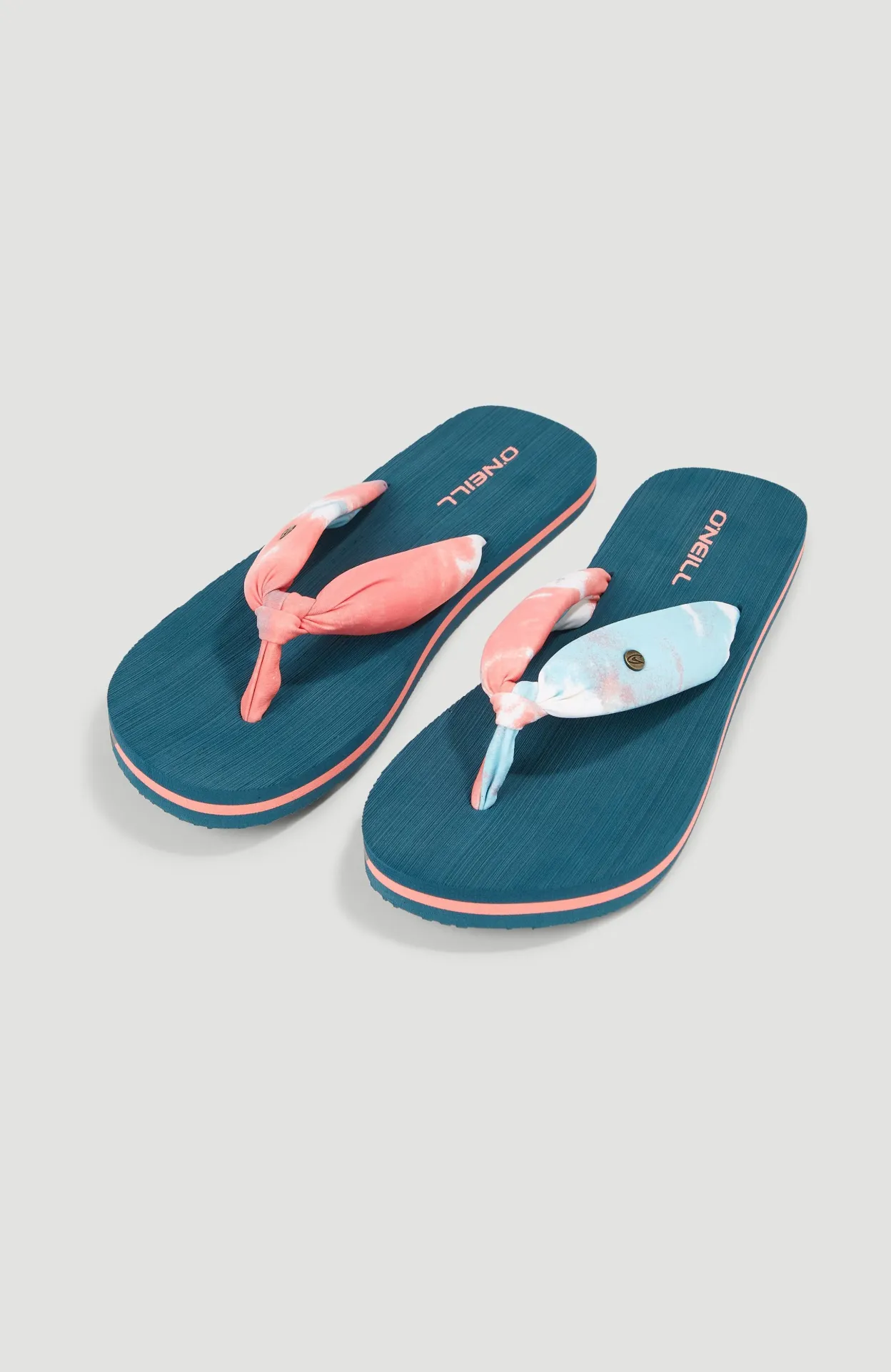 O'Neill Ditsy Sun Bloom Sandals Pink Ice Cube Tie Dye