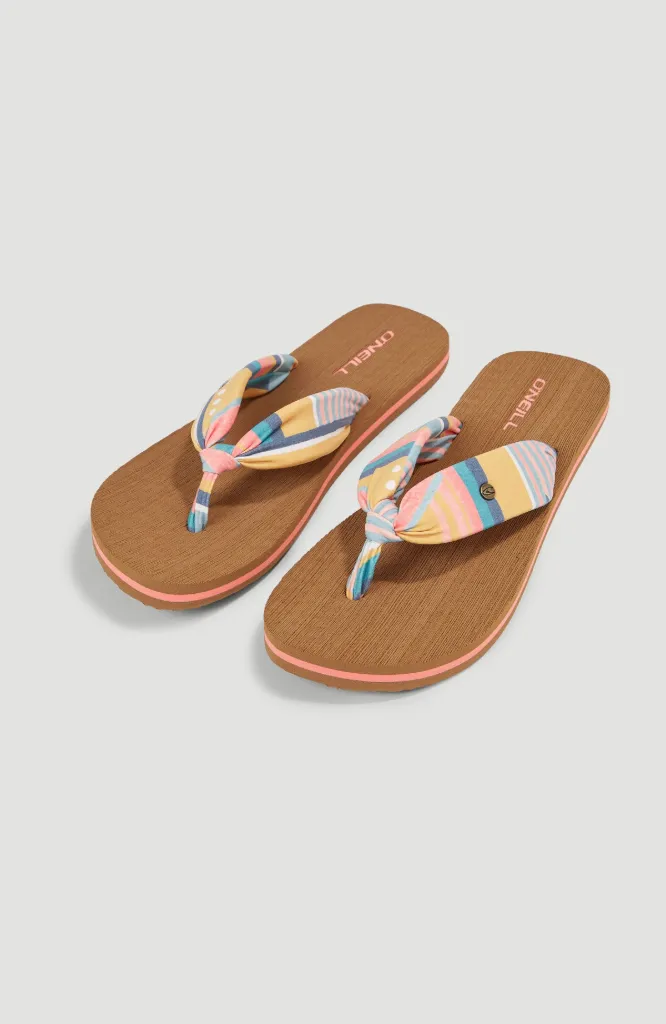 O'Neill Ditsy Sun Bloom Sandals Yellow Art Geo