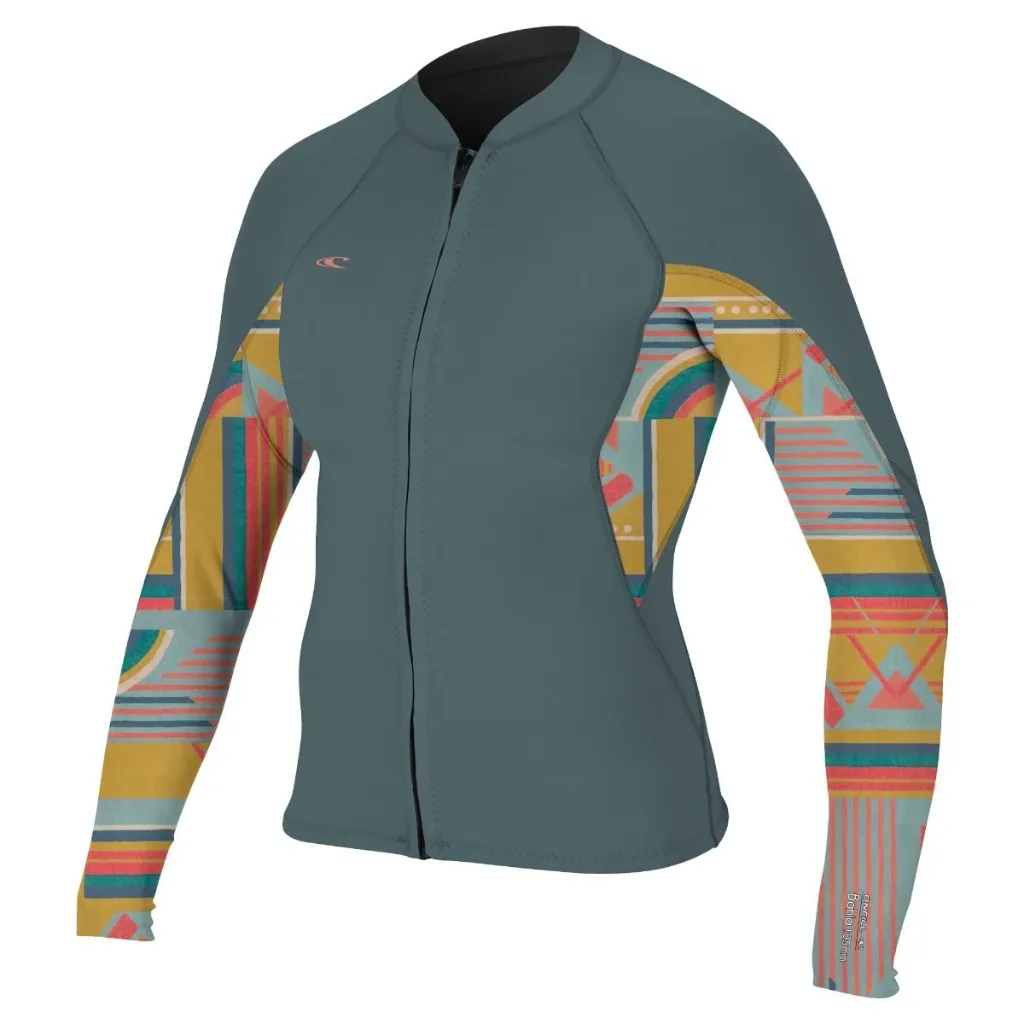[4933 IF9 6]  O'Neill Bahia 1/0.5mm Full Zip Jacket Shade/Arta (6)