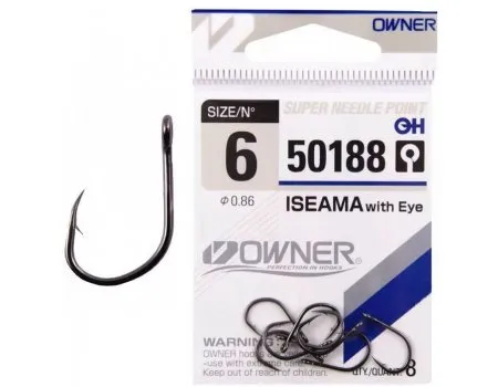 [OW50188/6] Hooks size 6 pack of x 8