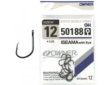 [OW50188/12] Hooks size 12 pack of x10