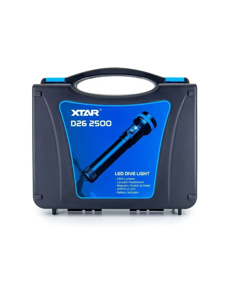 XTAR D26 2500 LED DIVE TORCH