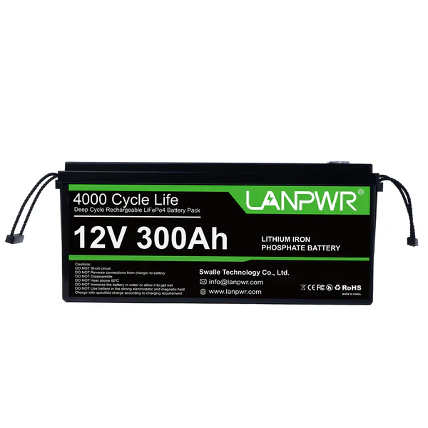 LANPWR Lithium-ion Battery 300ah 12.8v